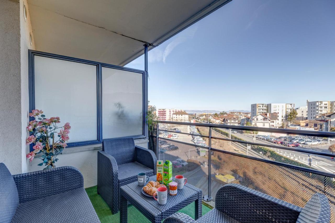 Viva Leman- Hypercentre - Vue Panoramique- Parking - Wifi Apartment Thonon-les-Bains Exterior photo